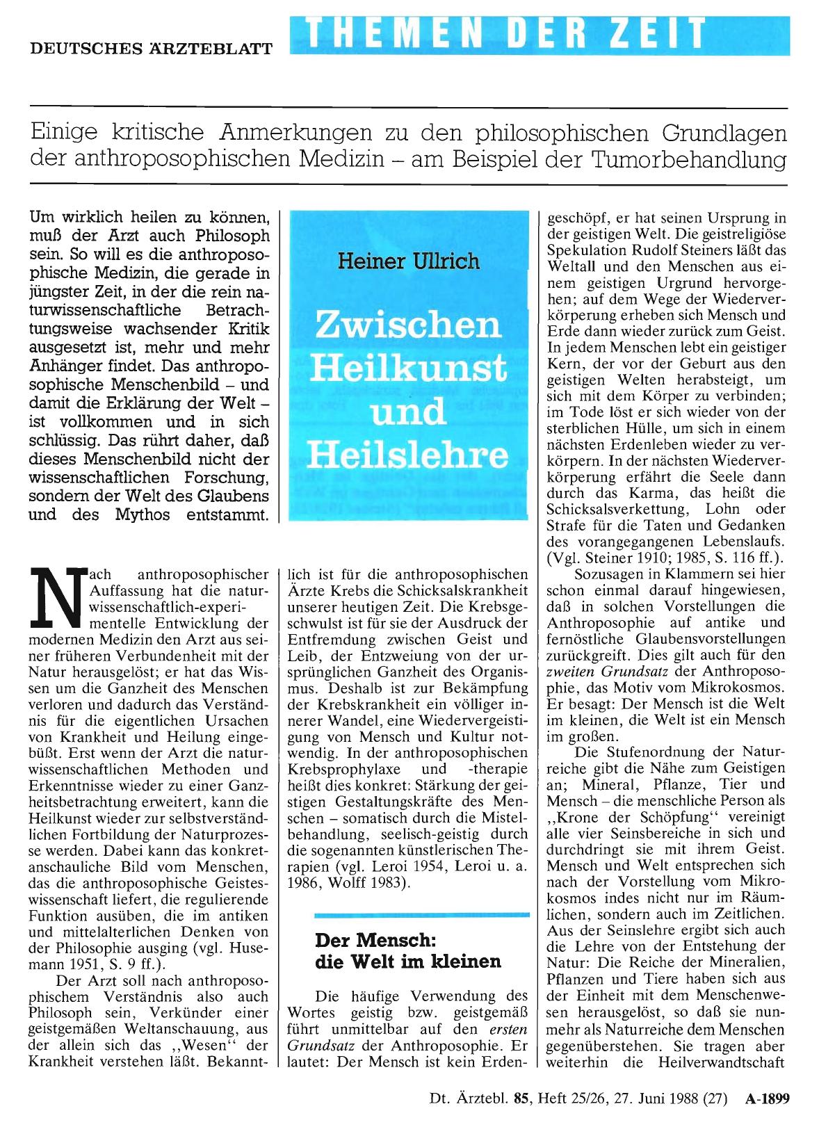 Vorschauseite 1: Zwischen Heilkunst und Heilslehre