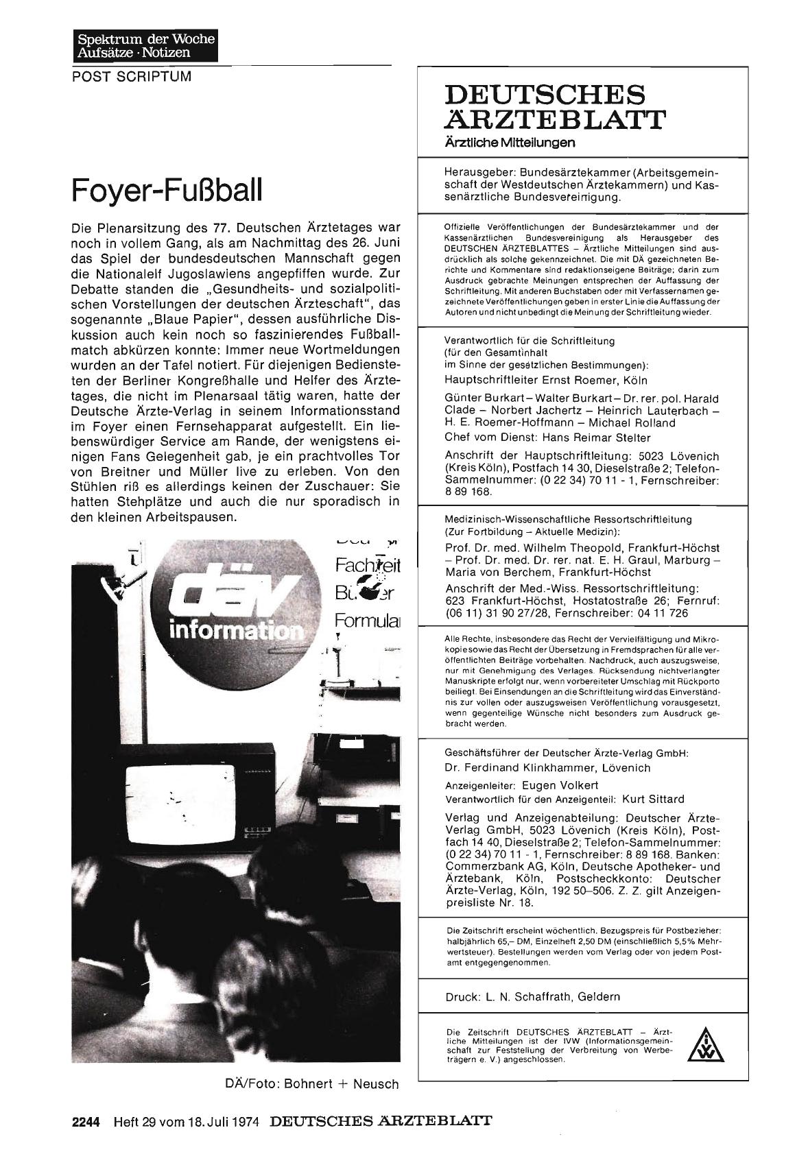 Vorschauseite 1: Foyer-Fußball