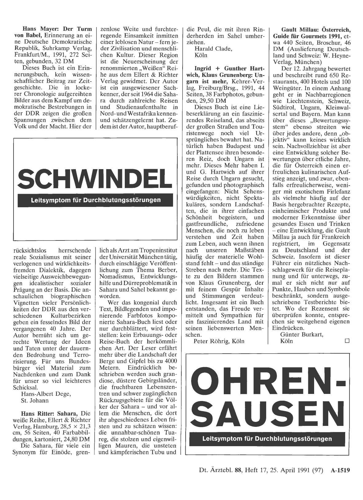 Vorschauseite 1: Hans Ritter: Sahara