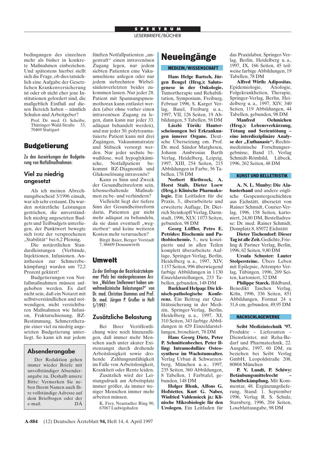 Vorschauseite 1: Umwelt: Zusätzliche Belastung