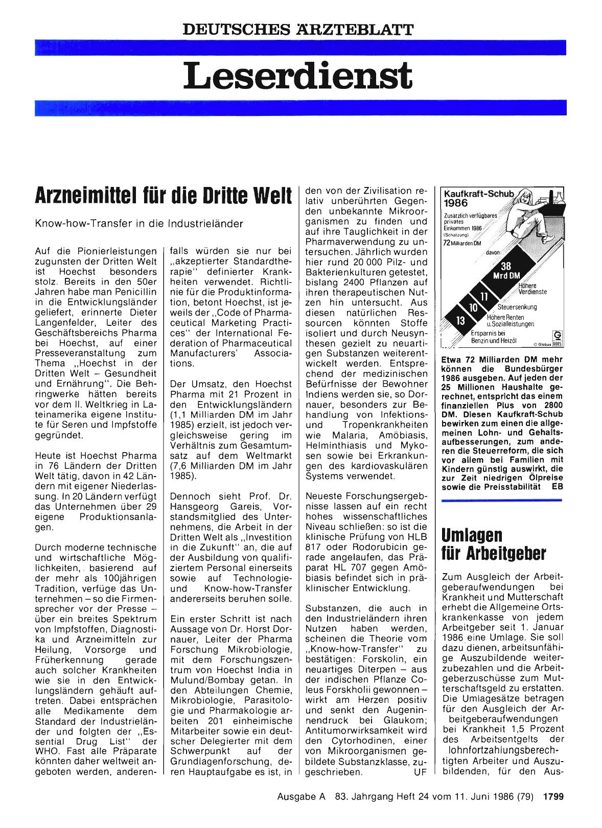 Vorschauseite 1: Umlagen für Arbeitgeber