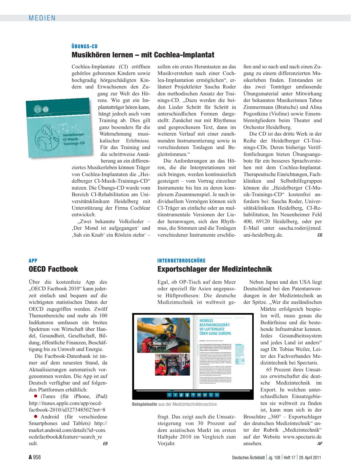 Vorschauseite 1: Übungs-CD: Musikhören lernen – mit Cochlea-Implantat