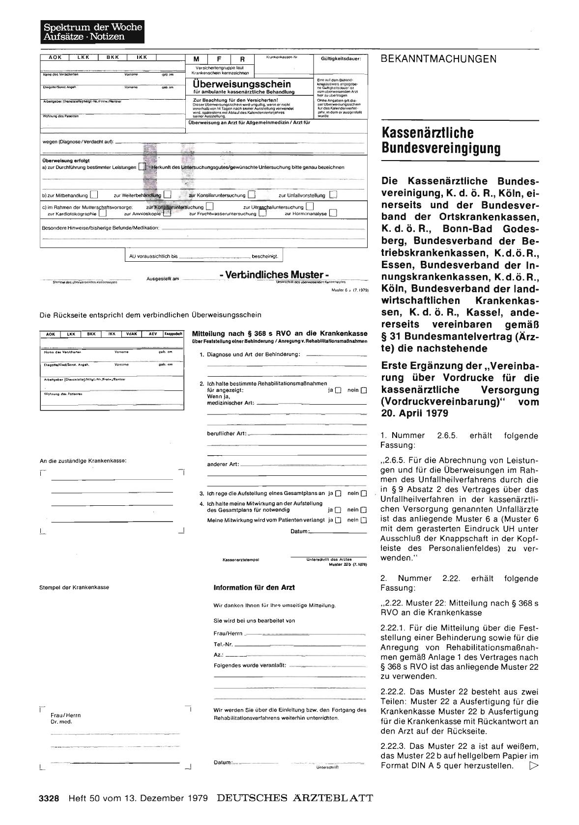 Vorschauseite 1: Kassenärztliche Bundesvereinigung