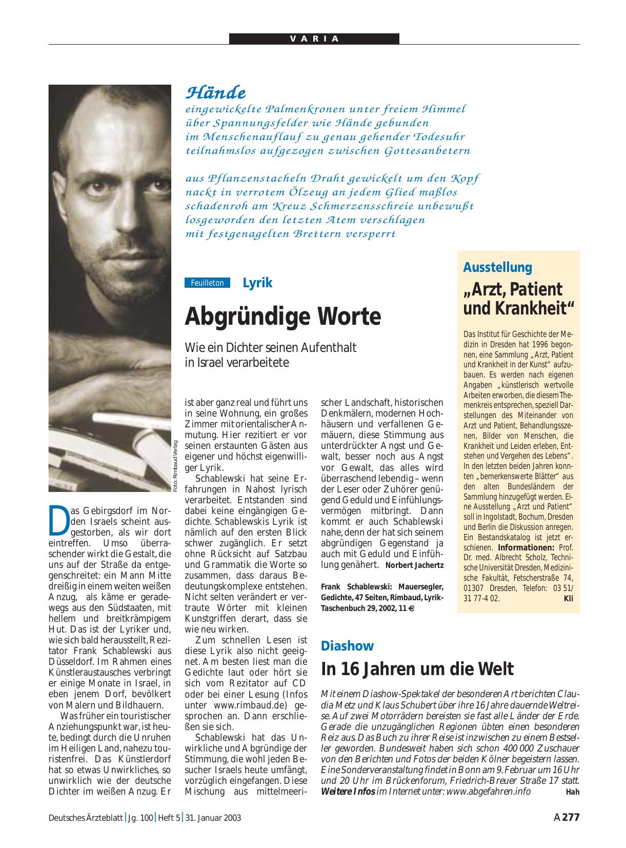 Vorschauseite 1: Diashow: In 16 Jahren um die Welt