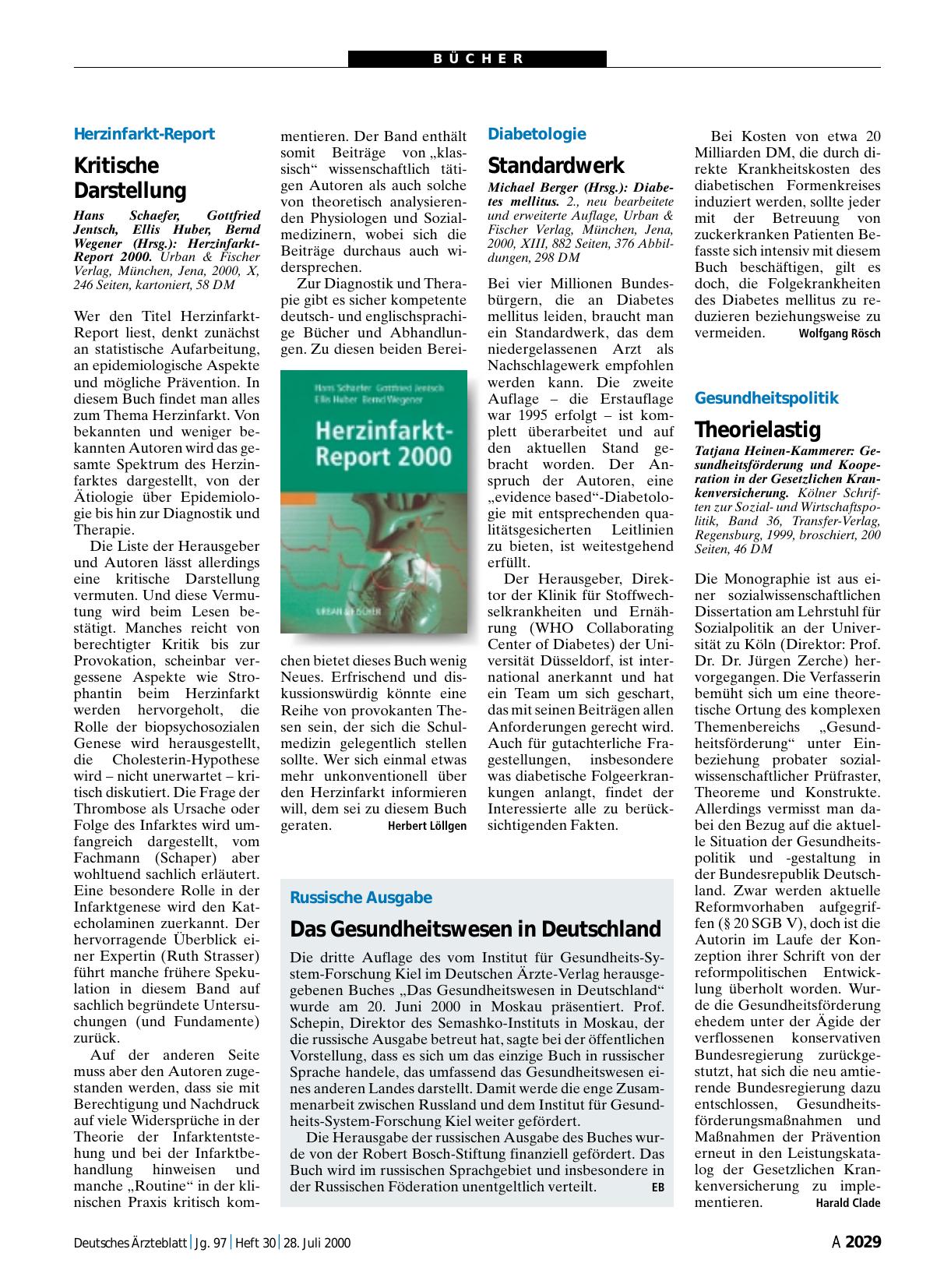 Vorschauseite 1: Das Gesundheitswesen in Deutschland