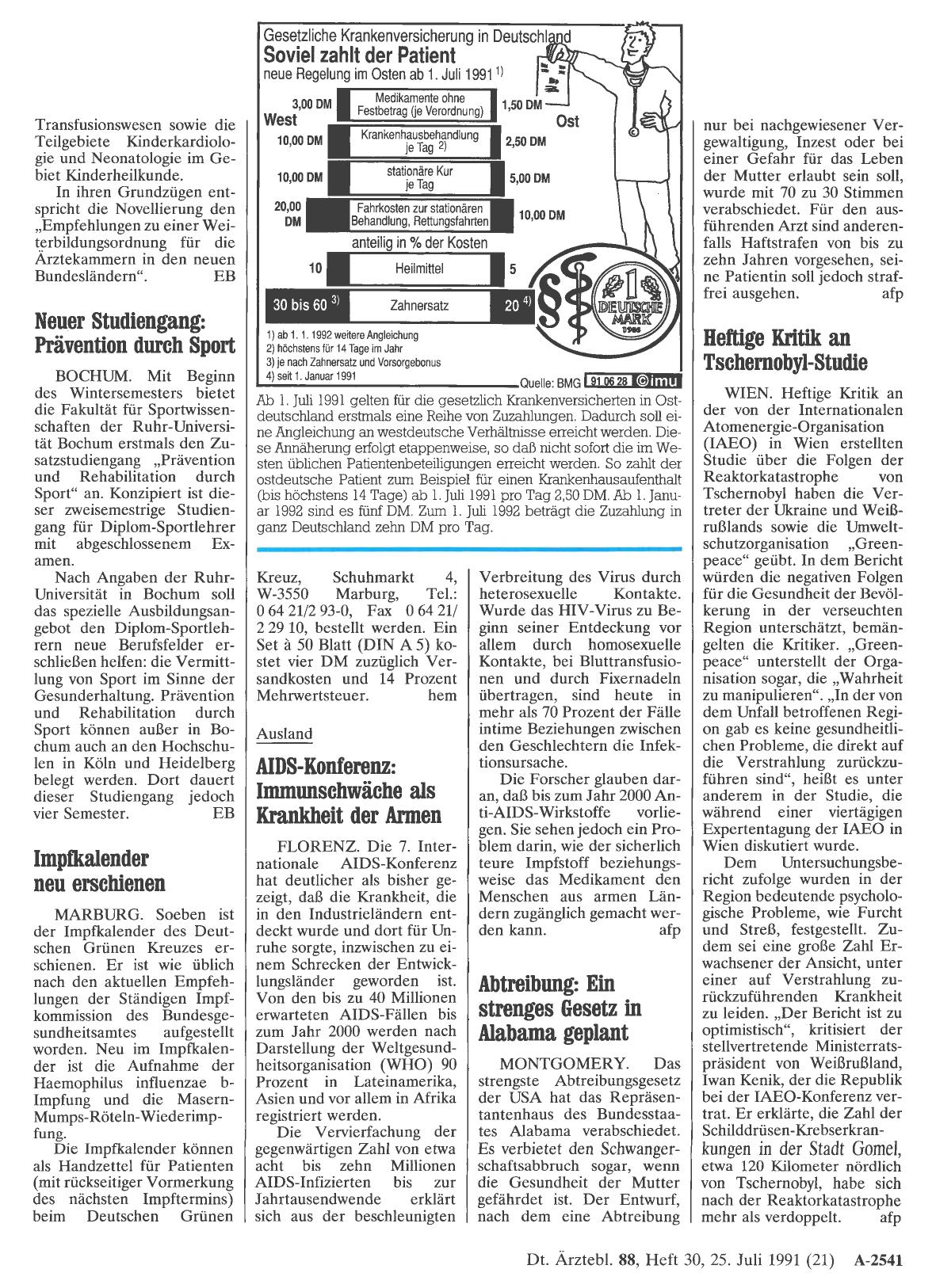 Vorschauseite 1: Impfkalender neu erschienen