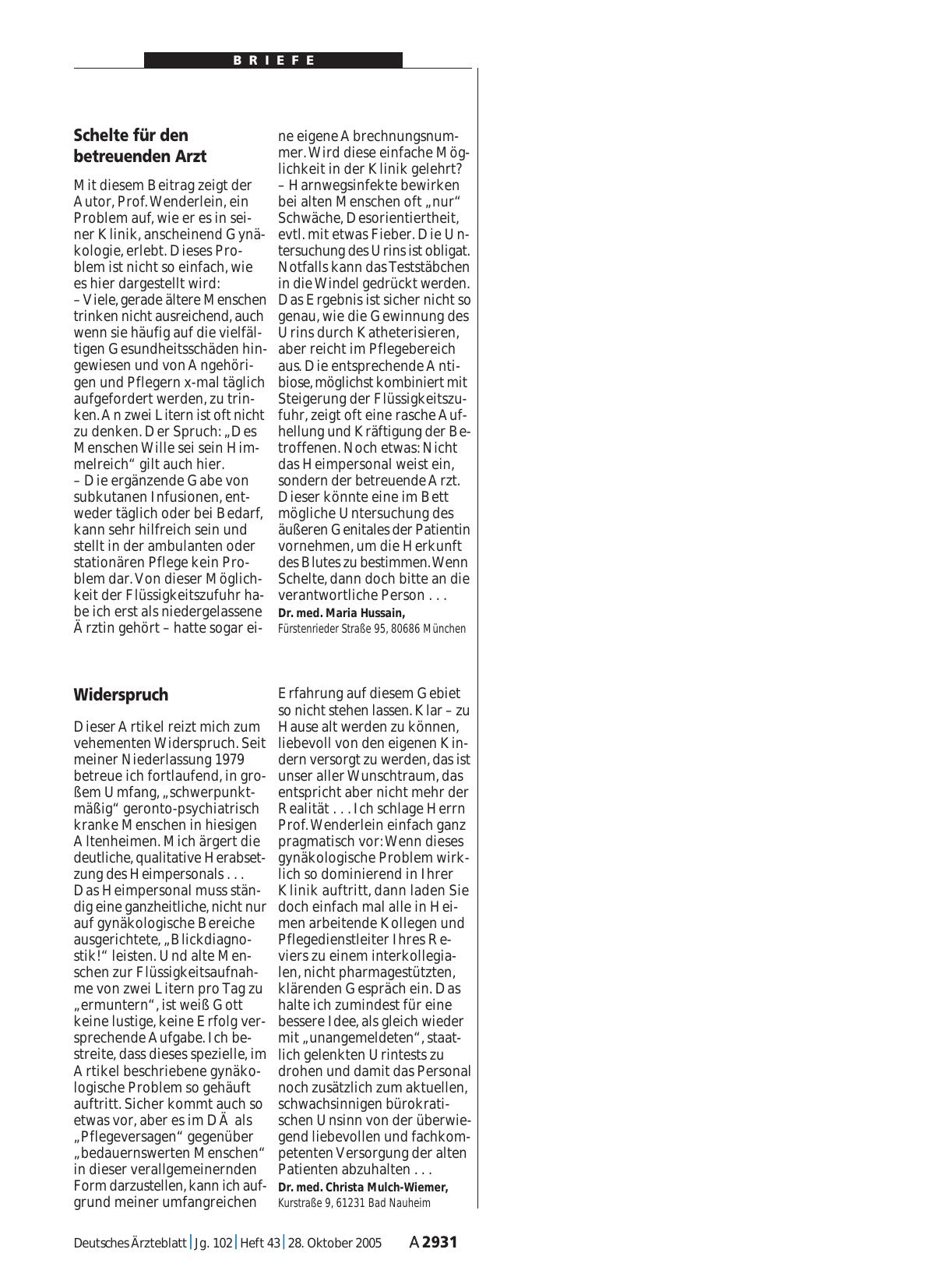 Vorschauseite 1: Altenpflege: Widerspruch