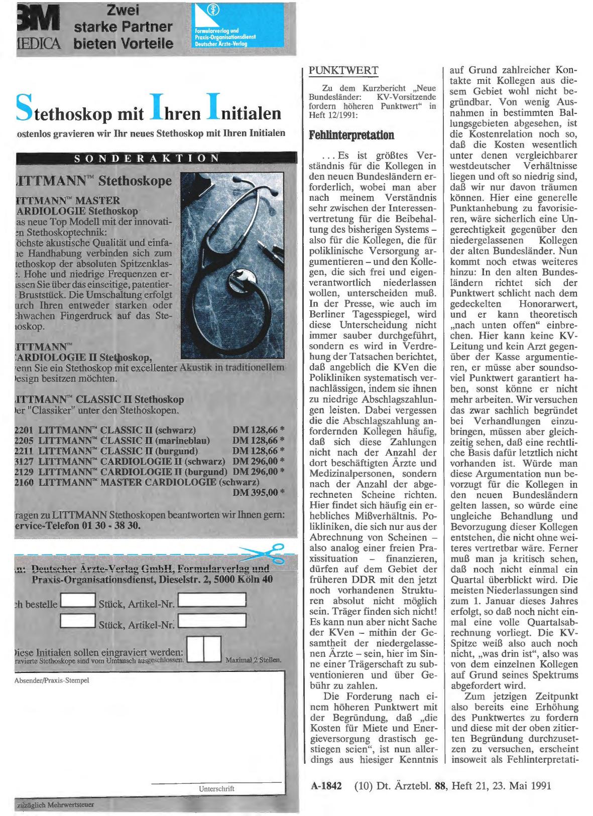 Vorschauseite 1: PUNKTWERT: Fehlinterpretation