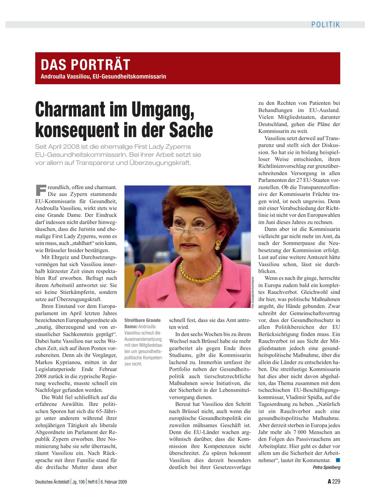 Vorschauseite 1: Charmant im Umgang, konsequent in der Sache