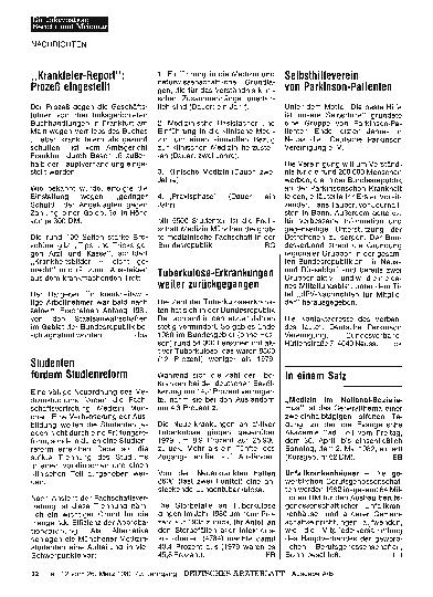 Vorschauseite 1: Selbsthilfeverein von Parkinson-Patienten