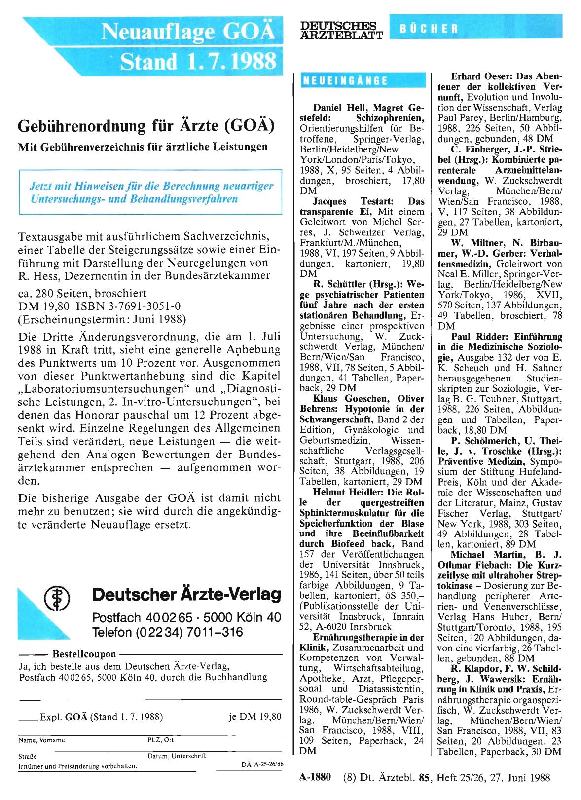 Vorschauseite 1: Neueingänge