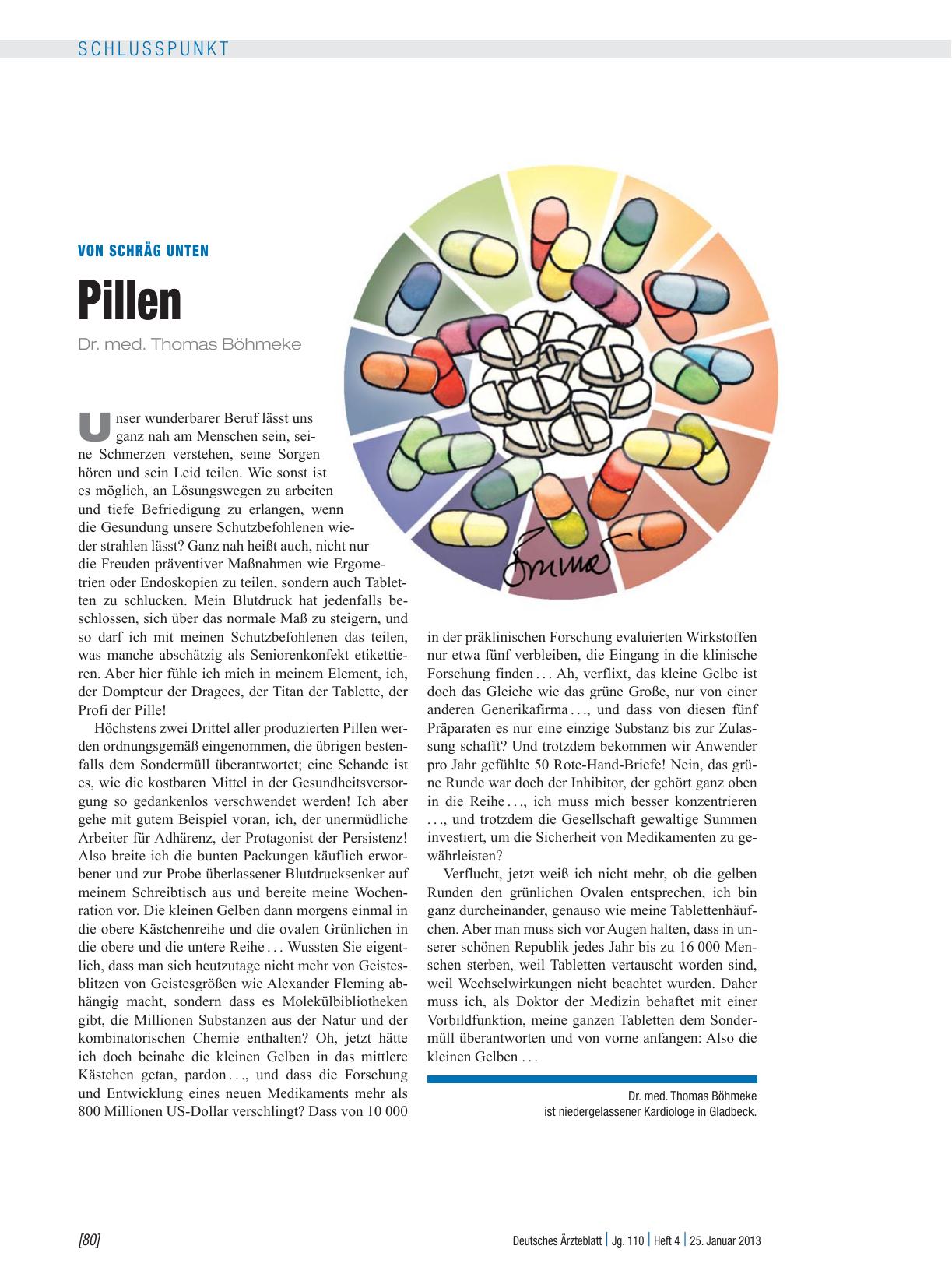 Vorschauseite 1: Von schräg unten: Pillen