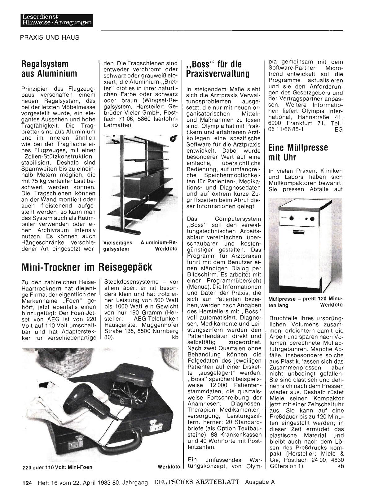 Vorschauseite 1: „Boss“ für die Praxisverwaltung