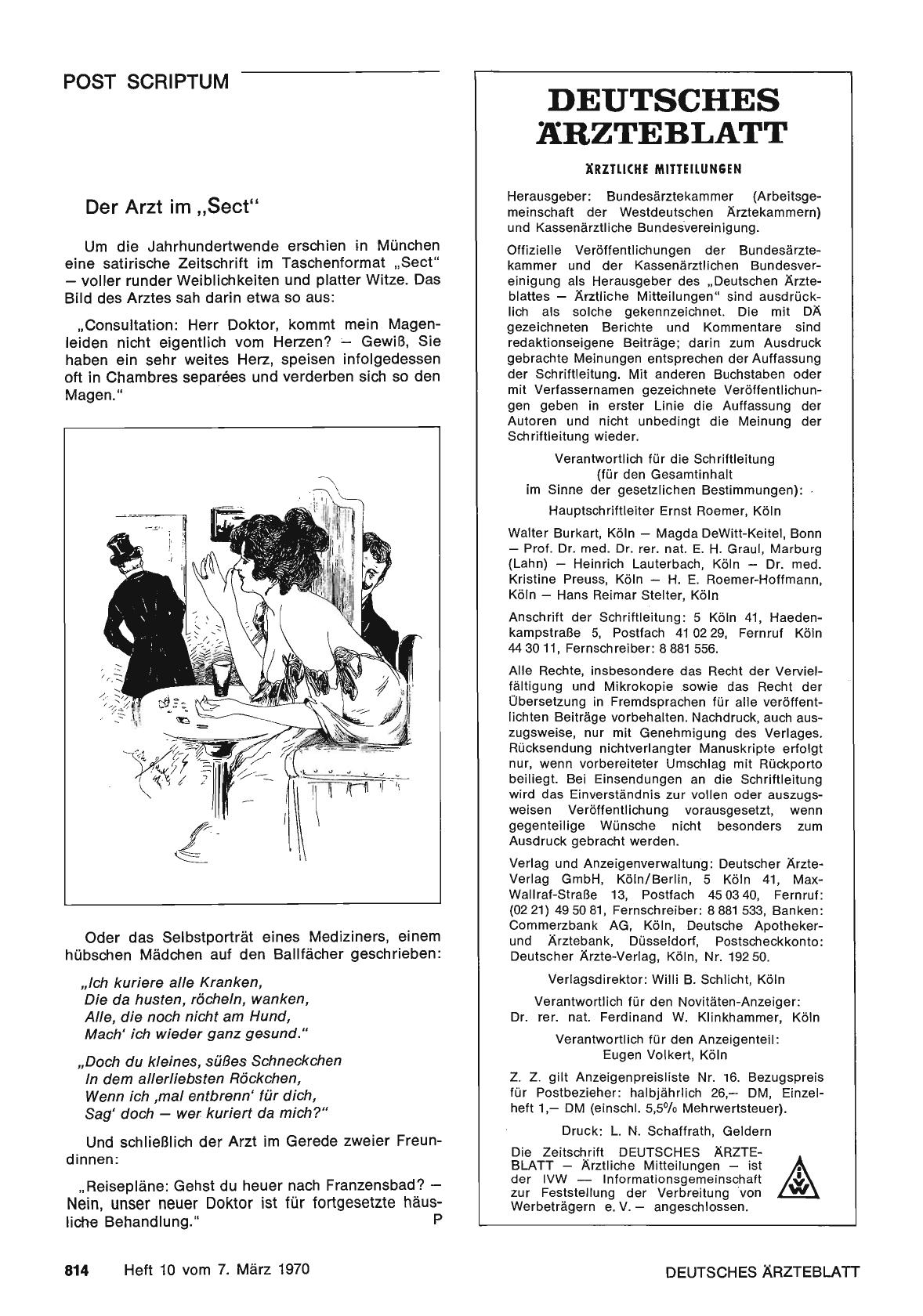 Vorschauseite 1: Der Arzt im „Sect"