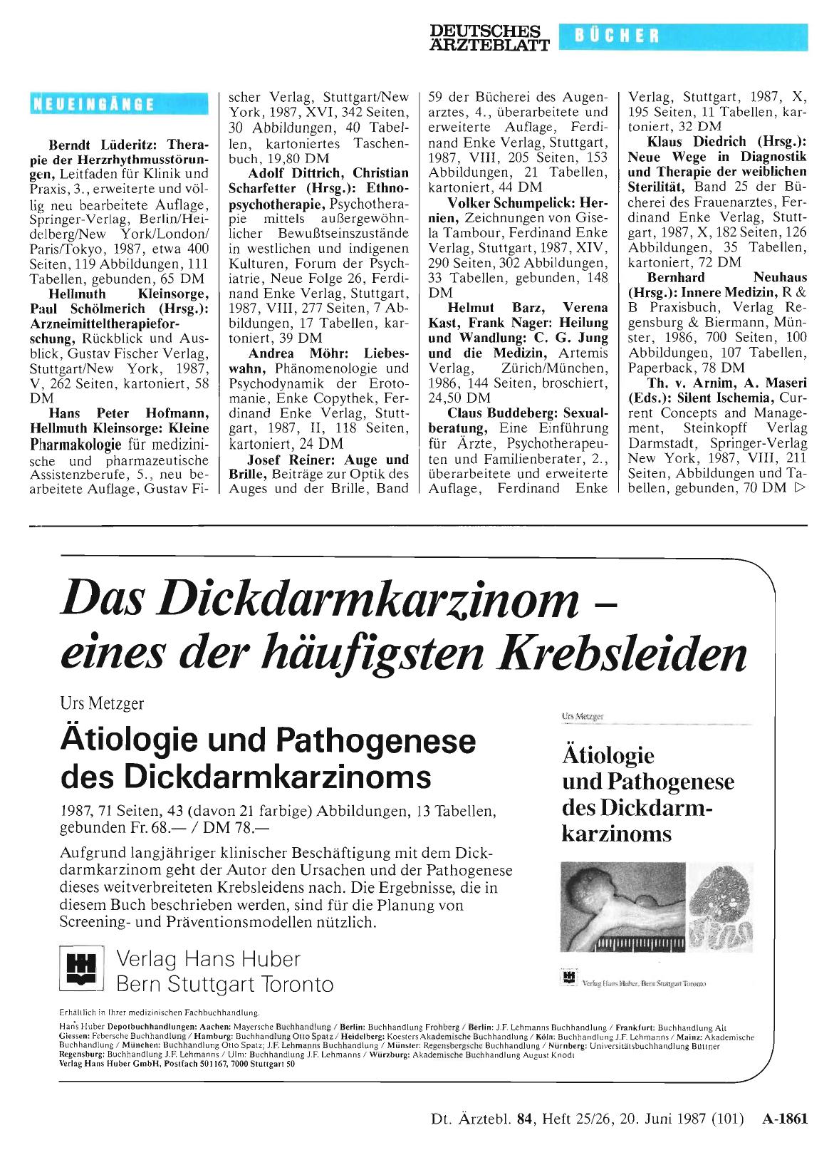 Vorschauseite 1: Neueingänge