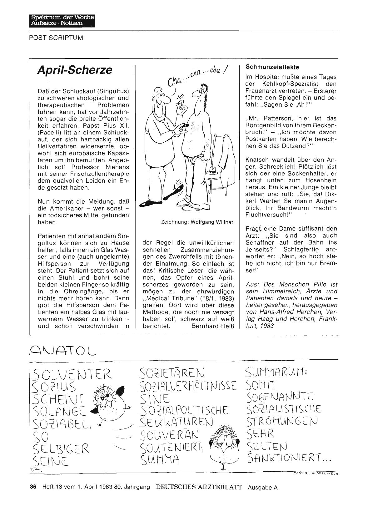Vorschauseite 1: April-Scherze