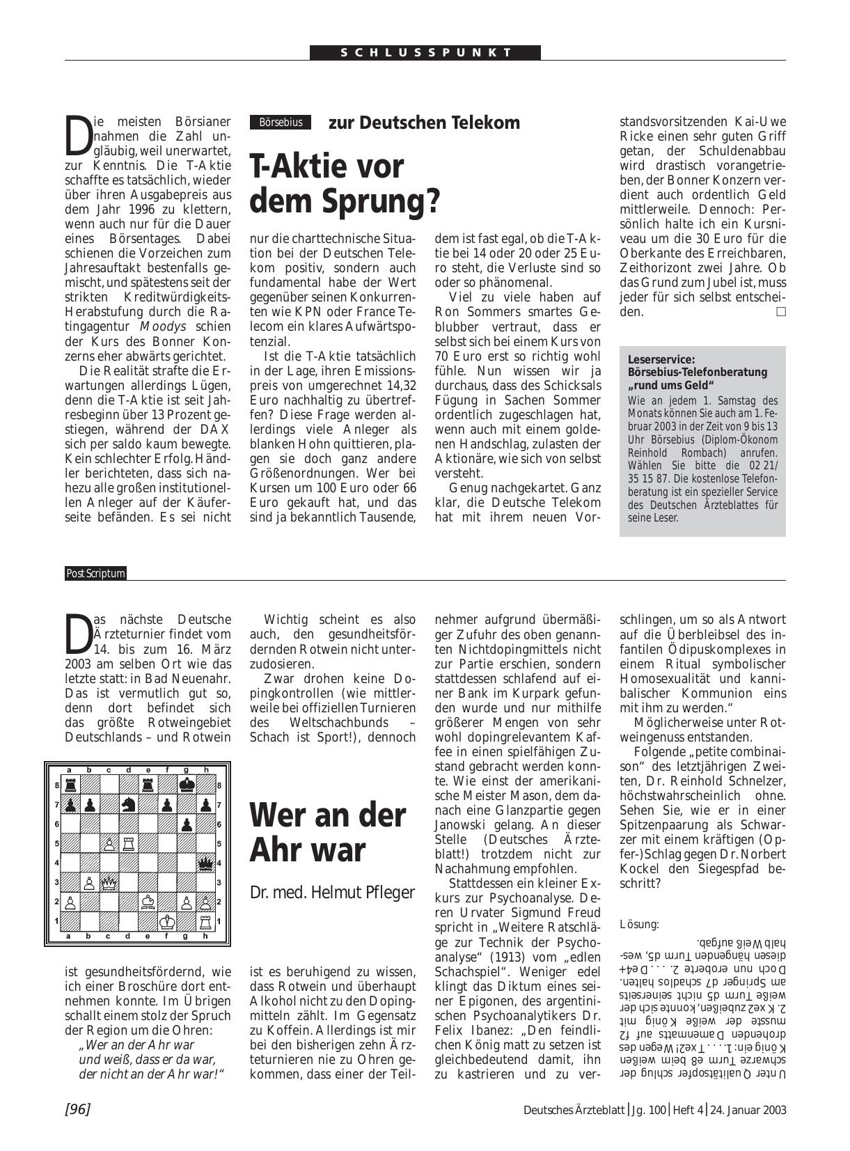 Vorschauseite 1: zur Deutschen Telekom: T-Aktie vor dem Sprung?