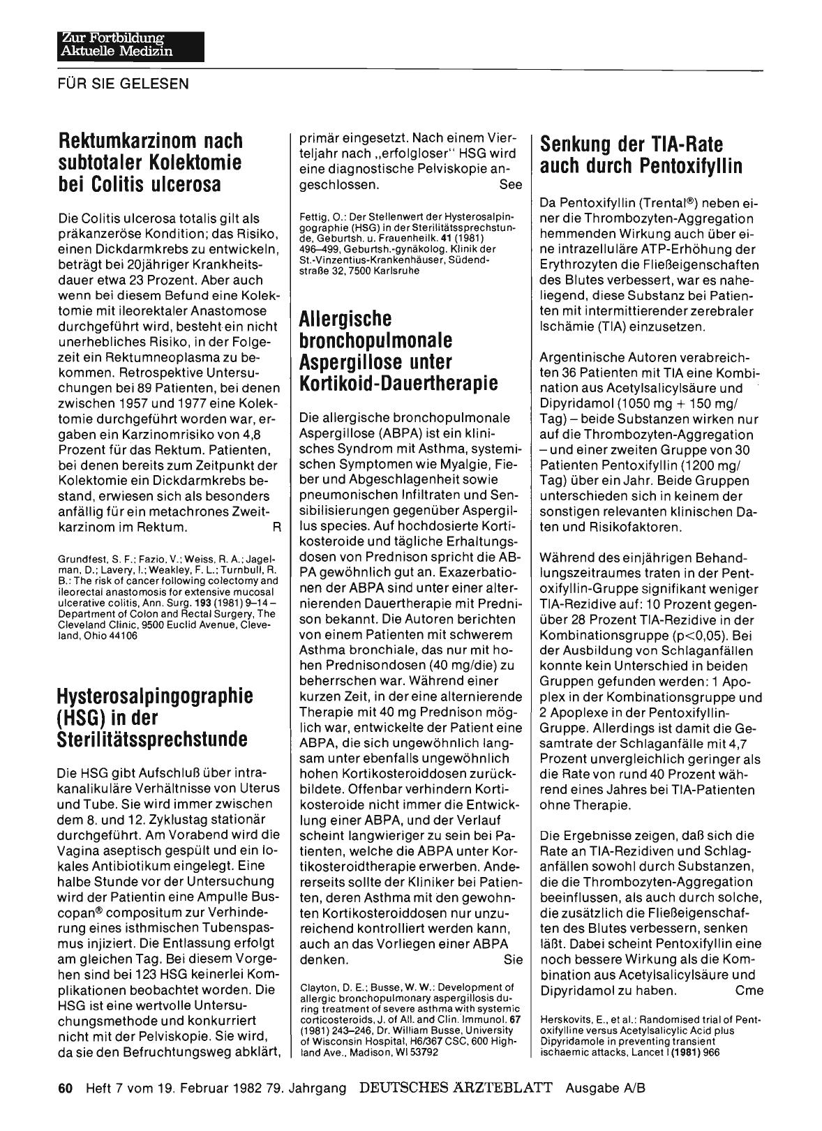 Vorschauseite 1: Hysterosalpingographie (HSG) in der Steril itätssprechstunde