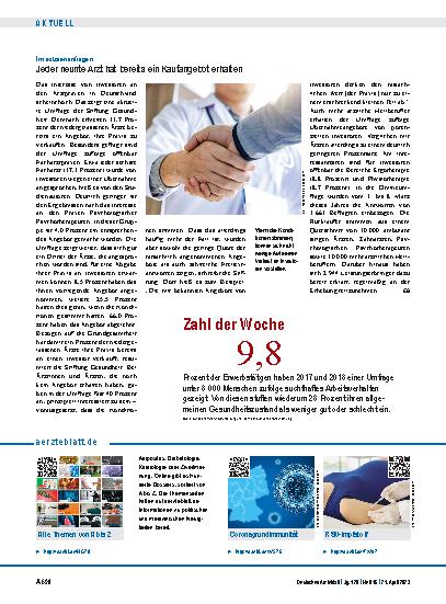 Vorschauseite 1: Ärzteblatt. de