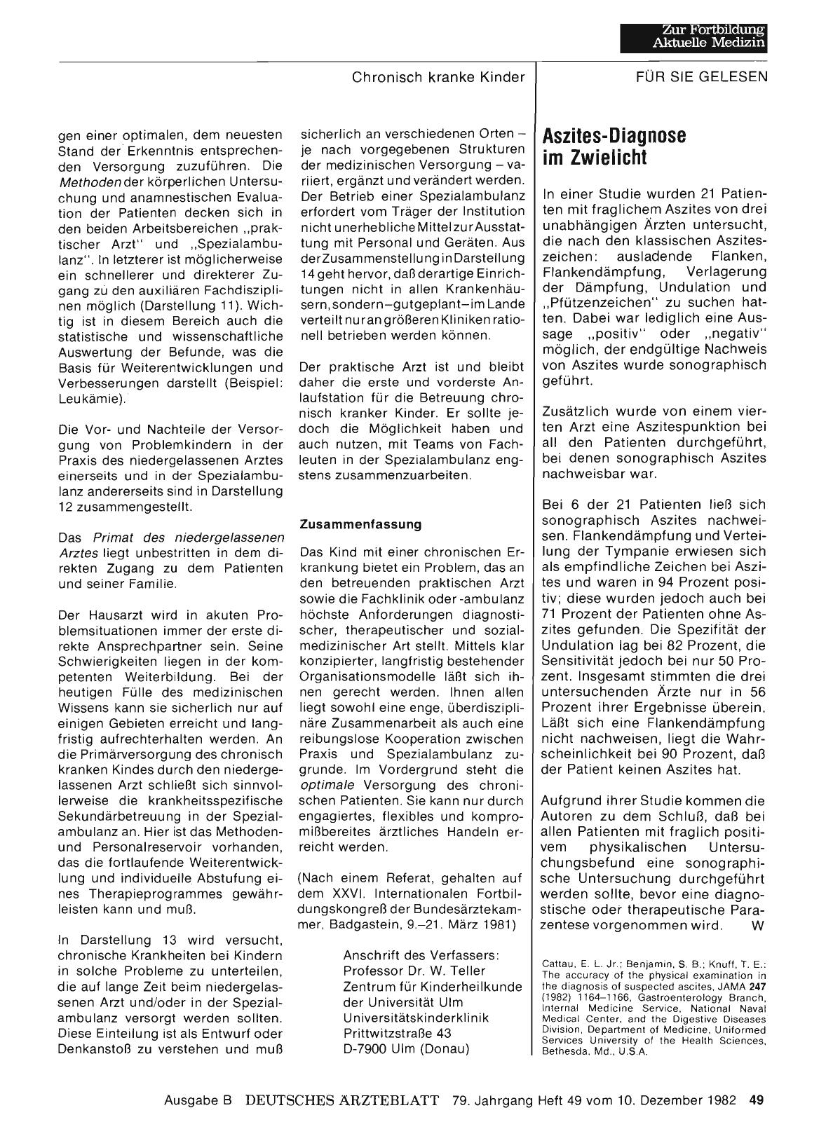 Vorschauseite 1: Aszites-Diagnose im Zwielicht