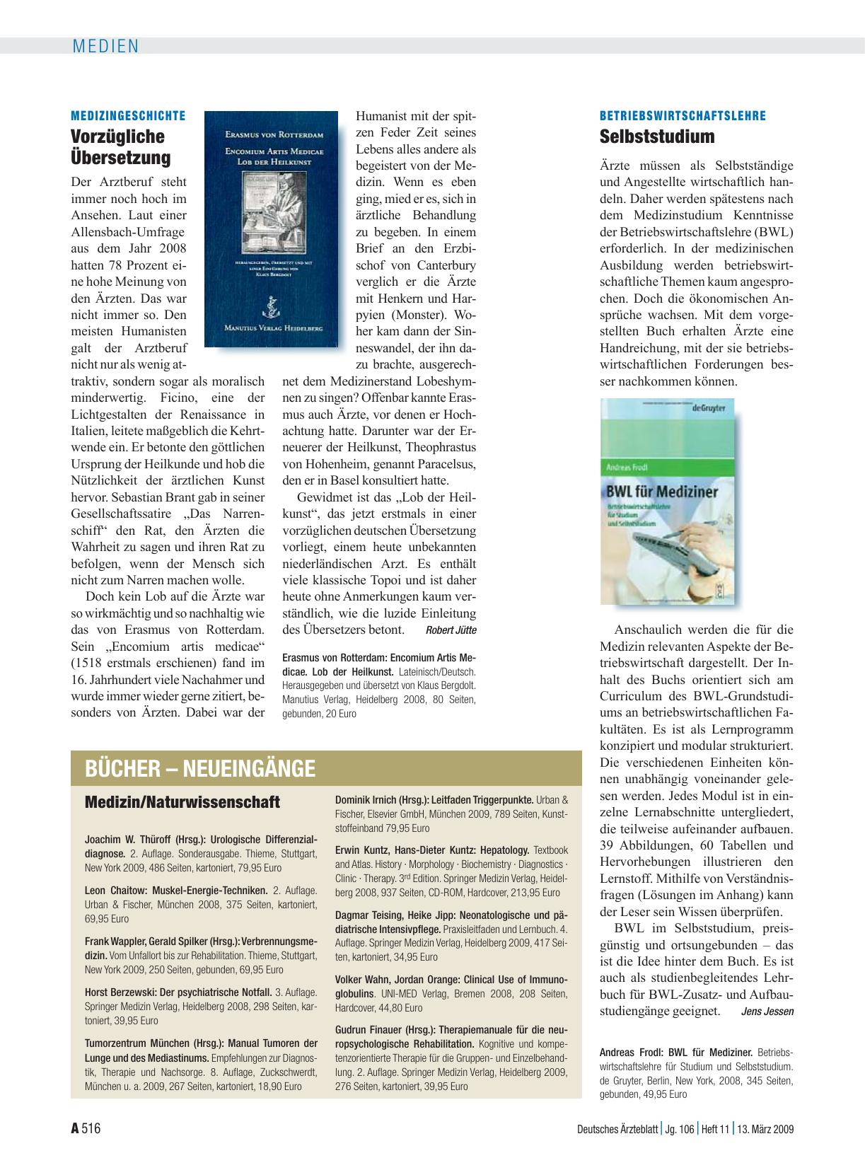 Vorschauseite 1: Medizingeschichte: Vorzügliche Übersetzung
