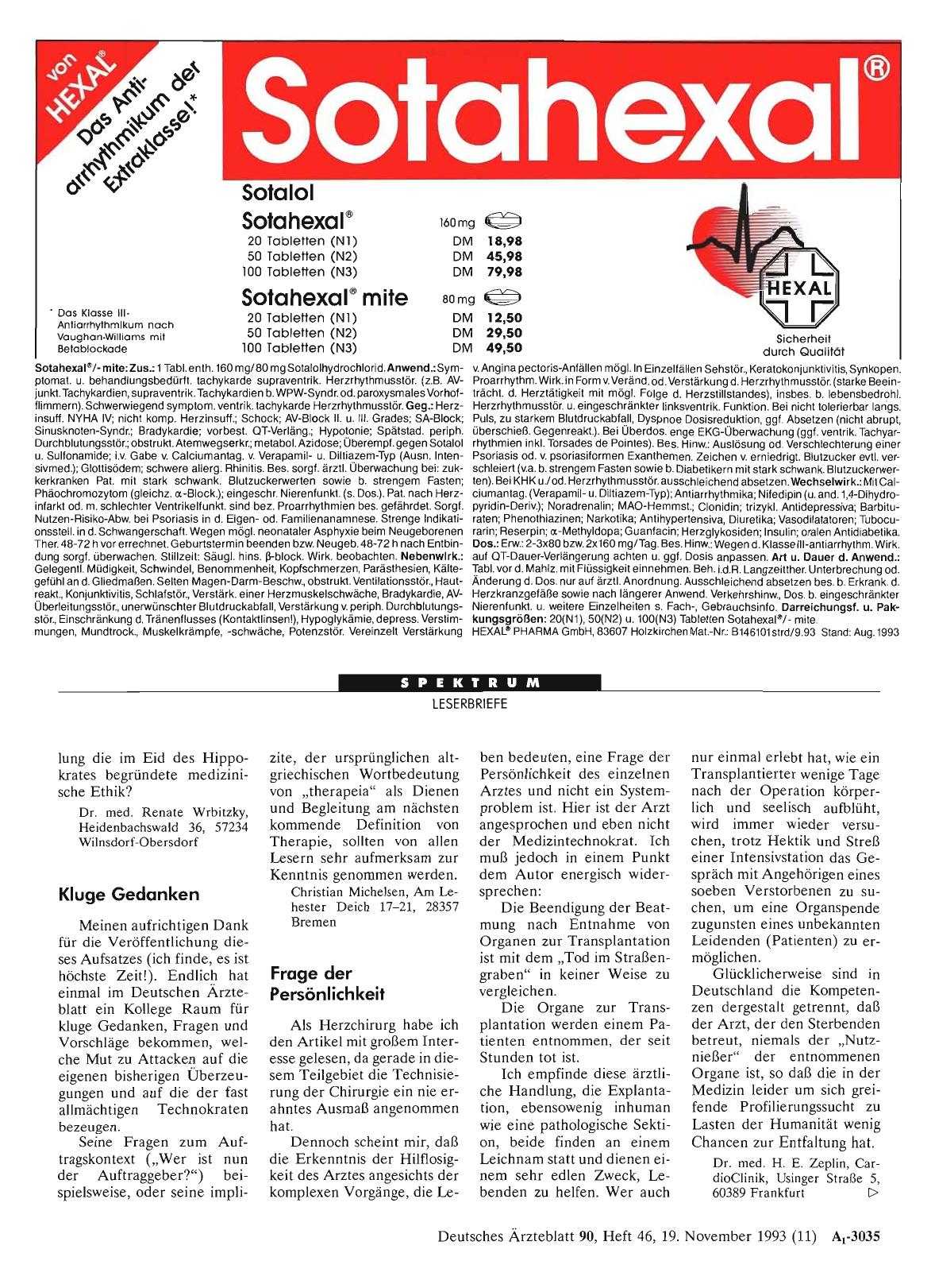 Vorschauseite 1: Medizinbetrieb: Frage der Persönlichkeit