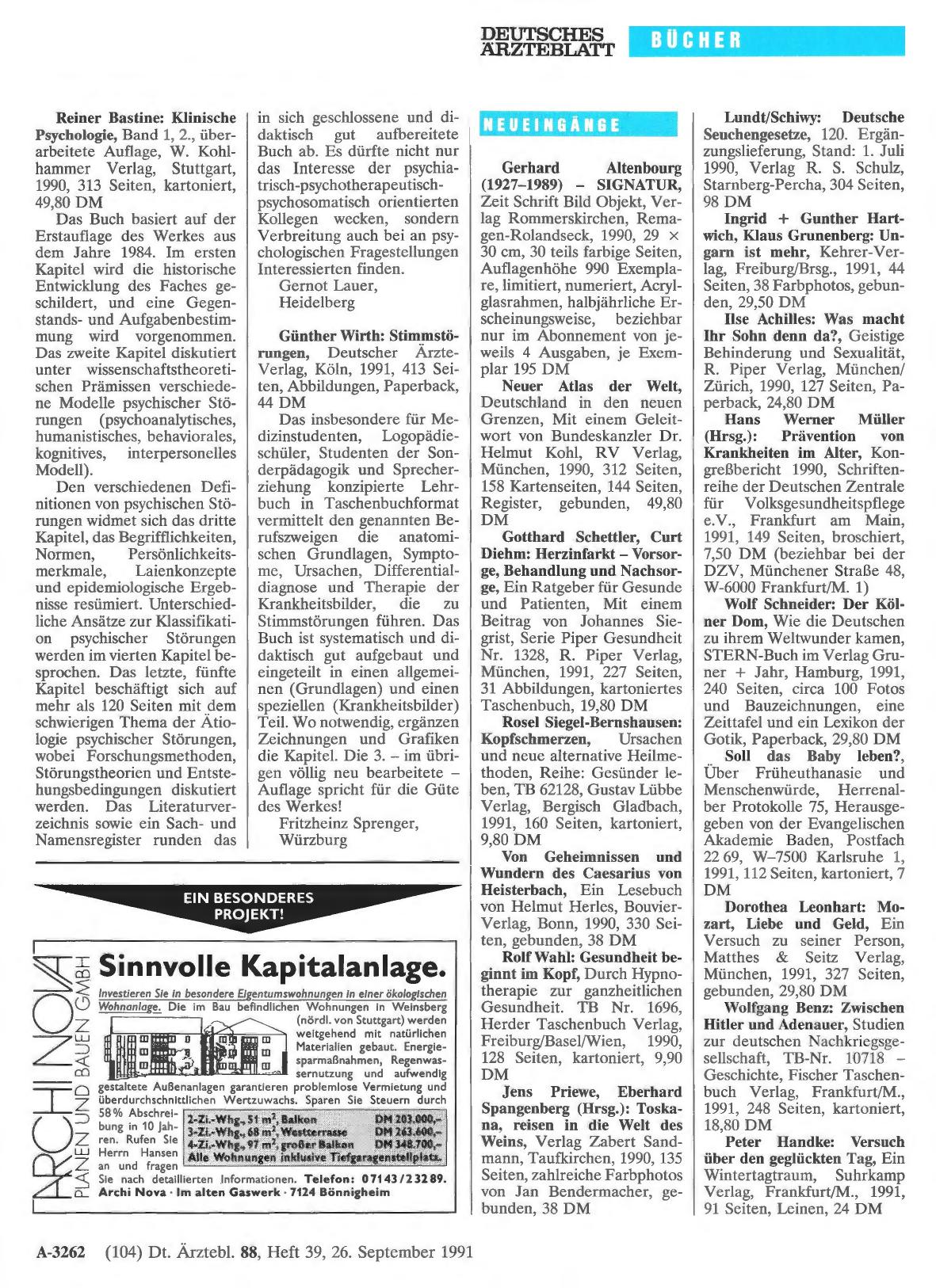 Vorschauseite 1: Reiner Bastine: Klinische Psychologie