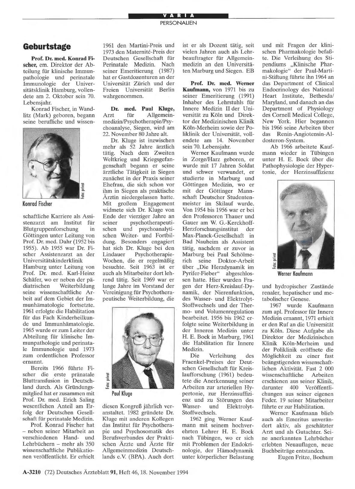 Vorschauseite 1: Geburtstage