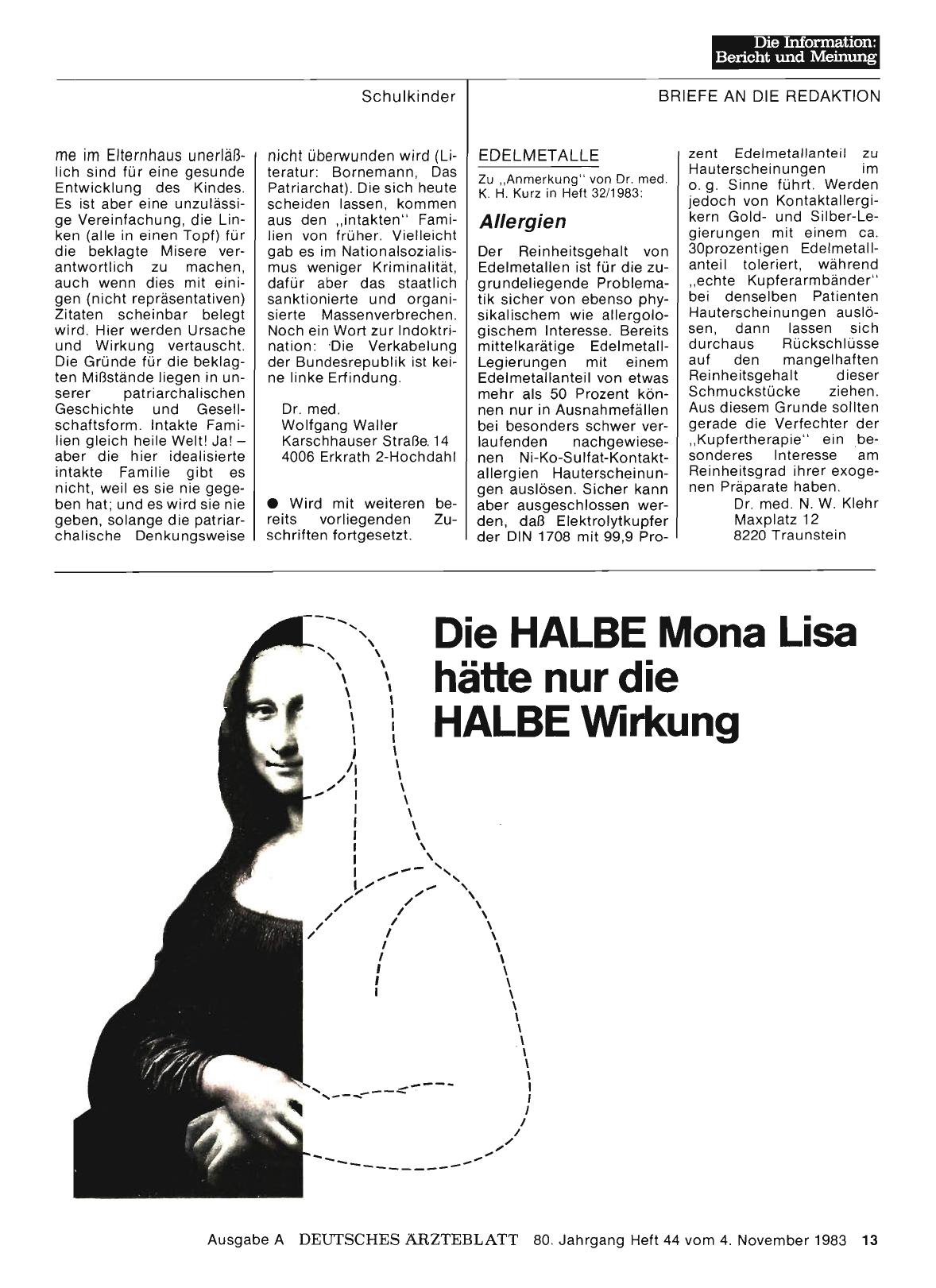Vorschauseite 1: EDELMETALLE: Allergien