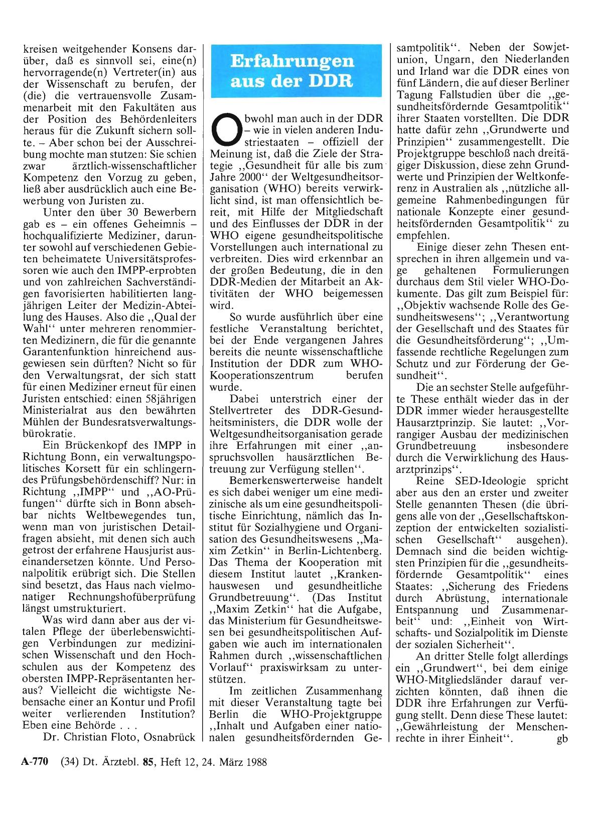Vorschauseite 1: Erfahrungen aus der DDR