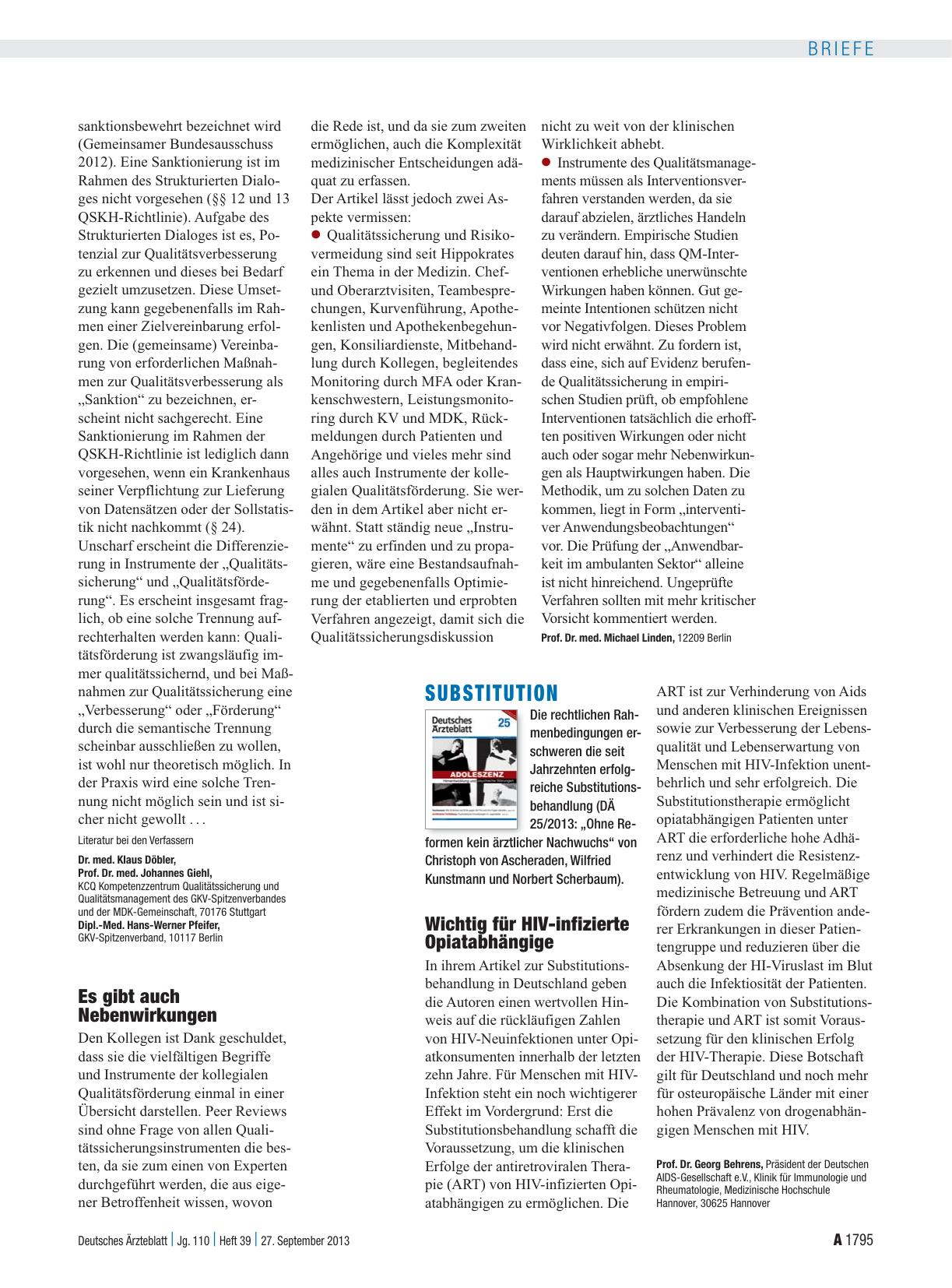 Vorschauseite 1: Substitution: Wichtig für HIV-infizierte Opiatabhängige