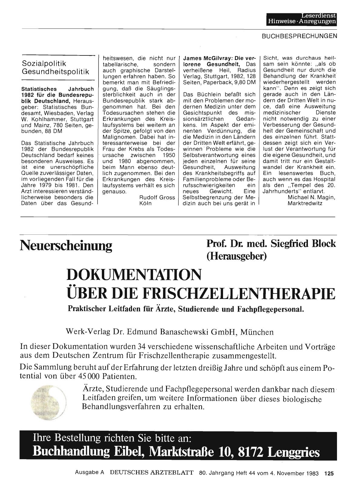 Vorschauseite 1: Sozialpolitik Gesundheitspolitik: James McGilvray: Die verlorene Gesundheit