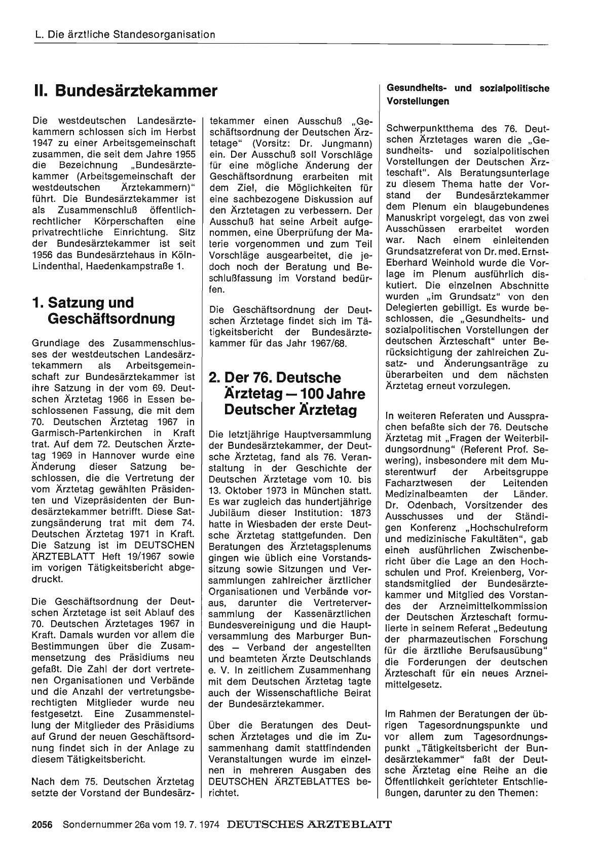Vorschauseite 1: II. bundesärztekammer