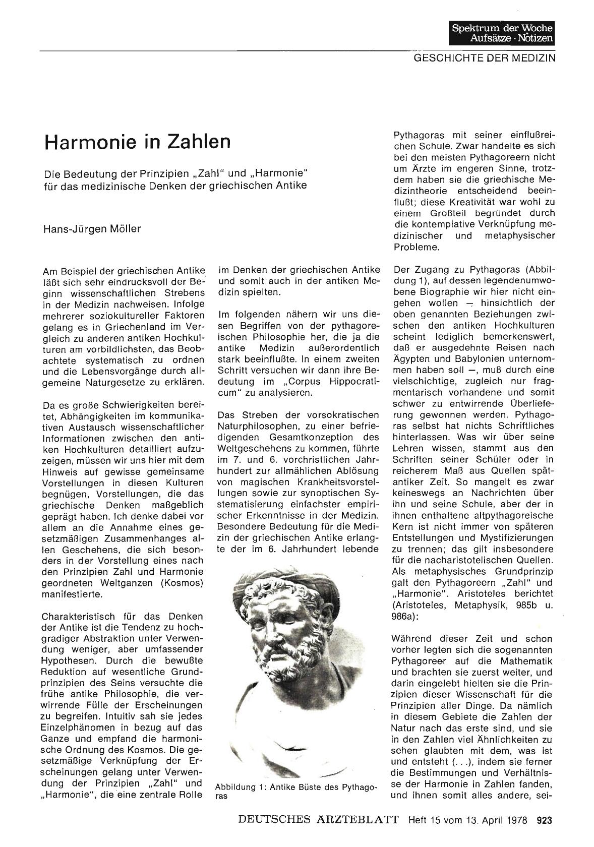 Vorschauseite 1: Harmonie in Zahlen