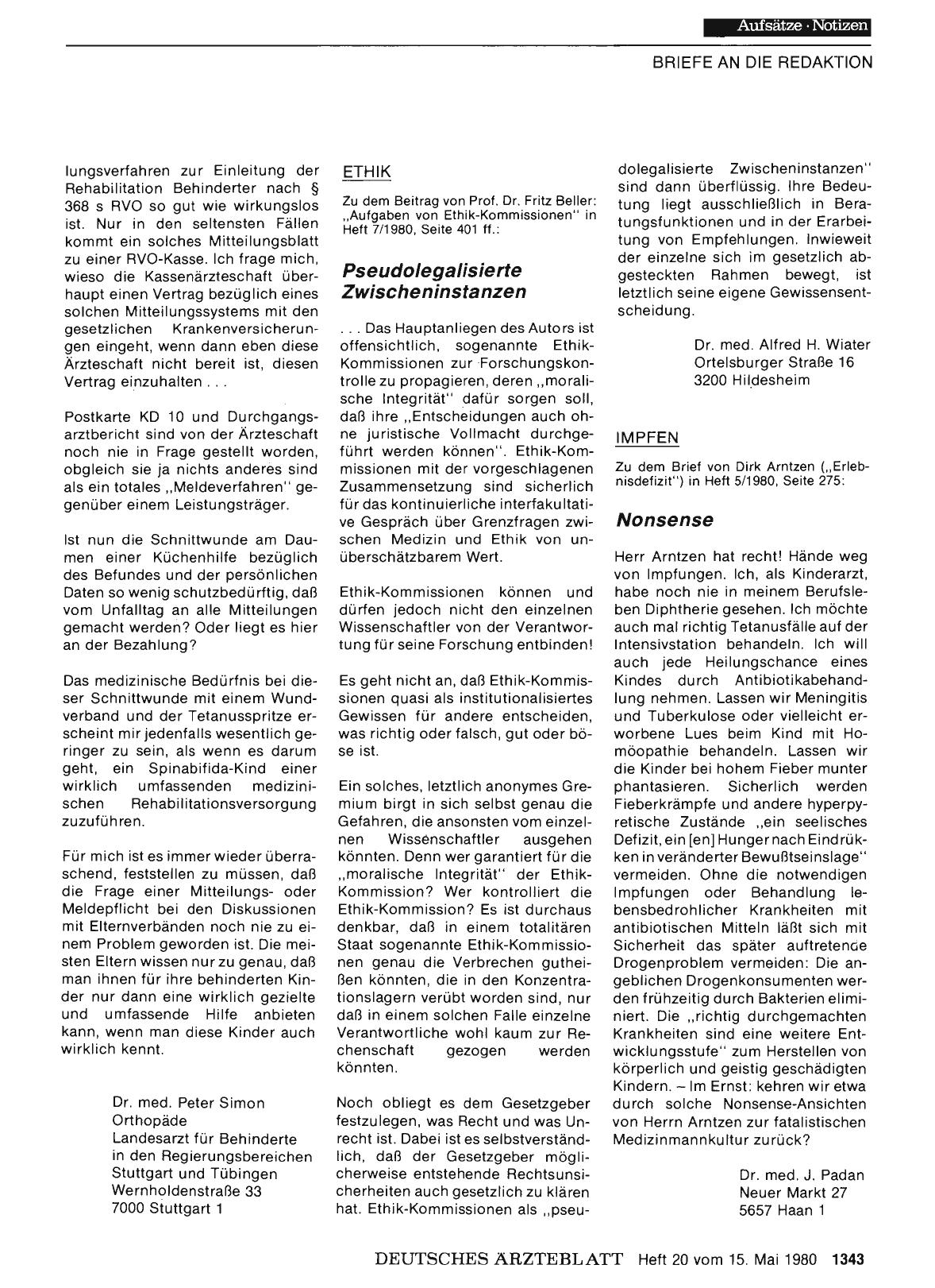 Vorschauseite 1: IMPFEN: Nonsense
