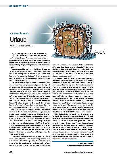 Vorschauseite 1: Von schräg unten: Urlaub