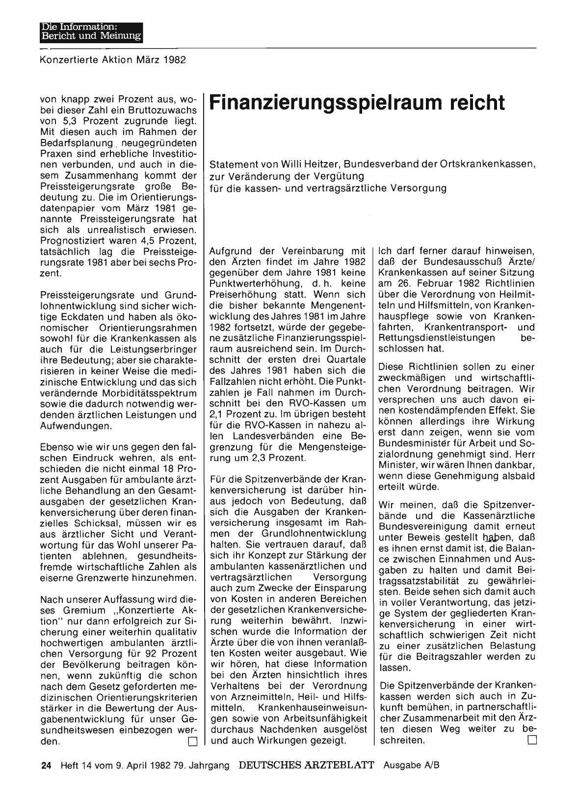 Vorschauseite 1: Finanzierungsspielraum reicht