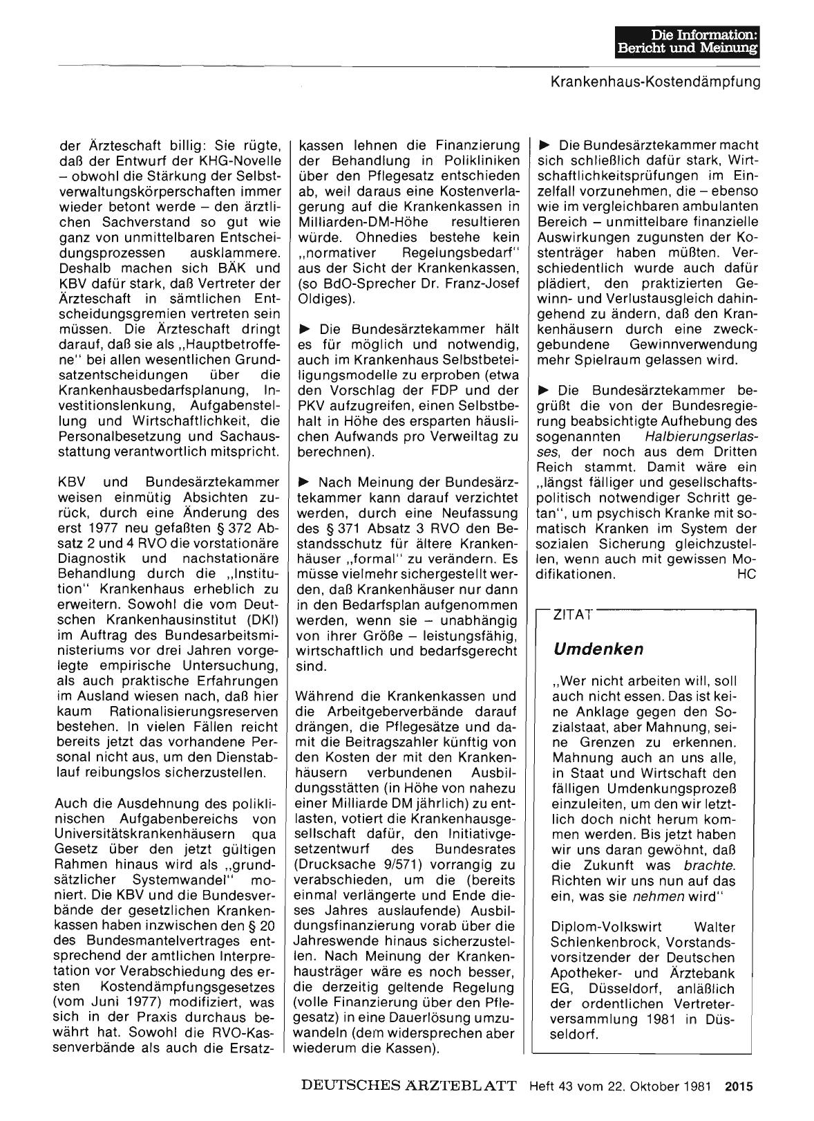 Vorschauseite 1: Umdenken