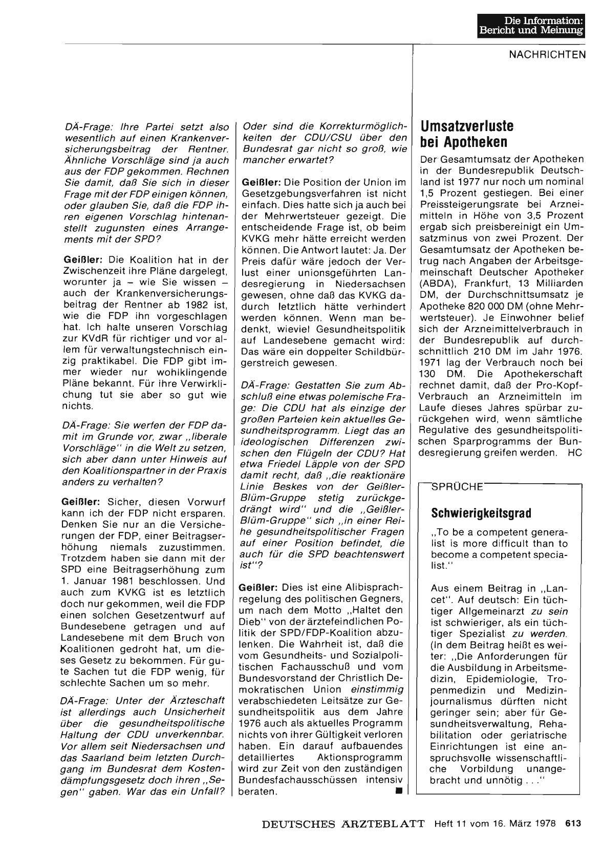Vorschauseite 1: Umsatzverluste bei Apotheken