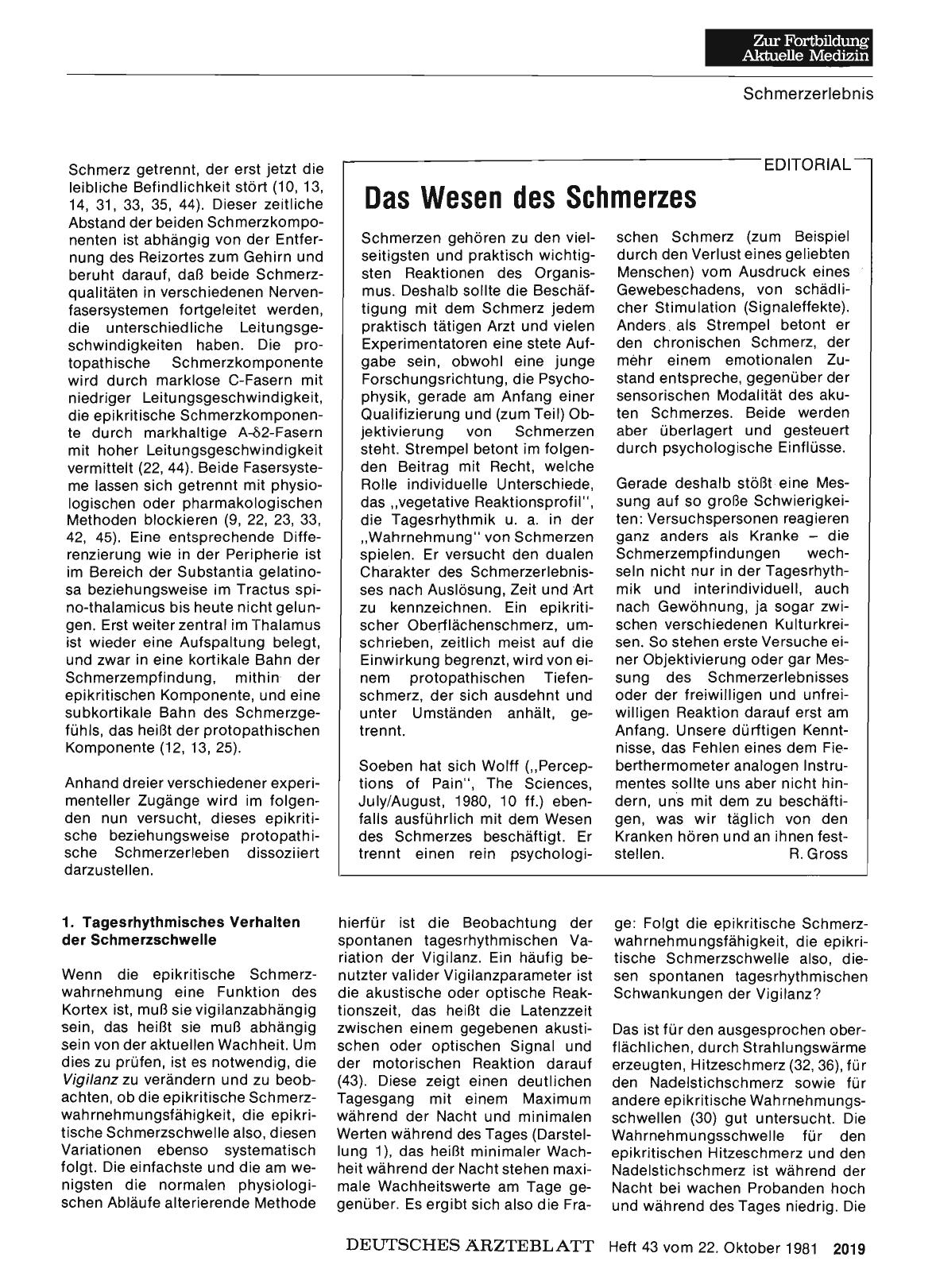 Vorschauseite 1: Das Wesen des Schmerzes