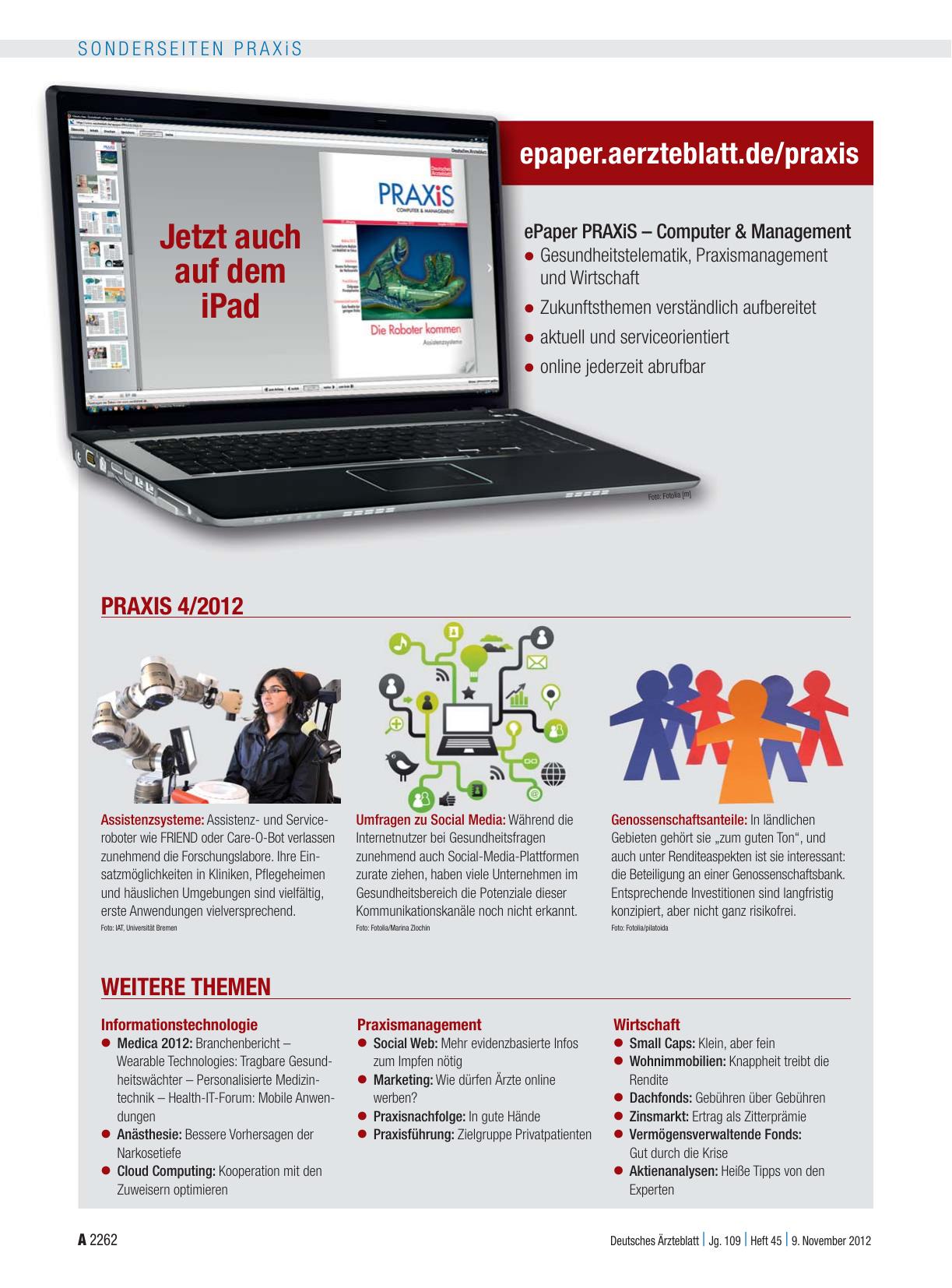 Vorschauseite 1: ePaper PRAXiS – Computer & Management