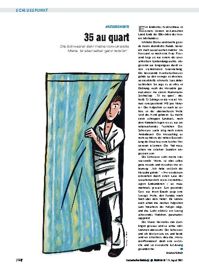Vorschauseite 1: Arztgeschichte: 35 au quart