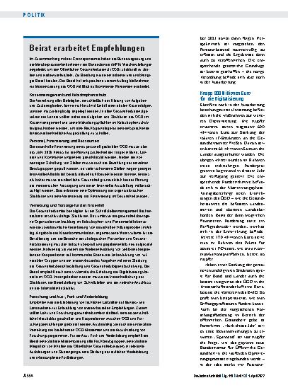 Vorschauseite 2: Öffentlicher Gesundheitsdienst: Public-Health-Ansatz stärken