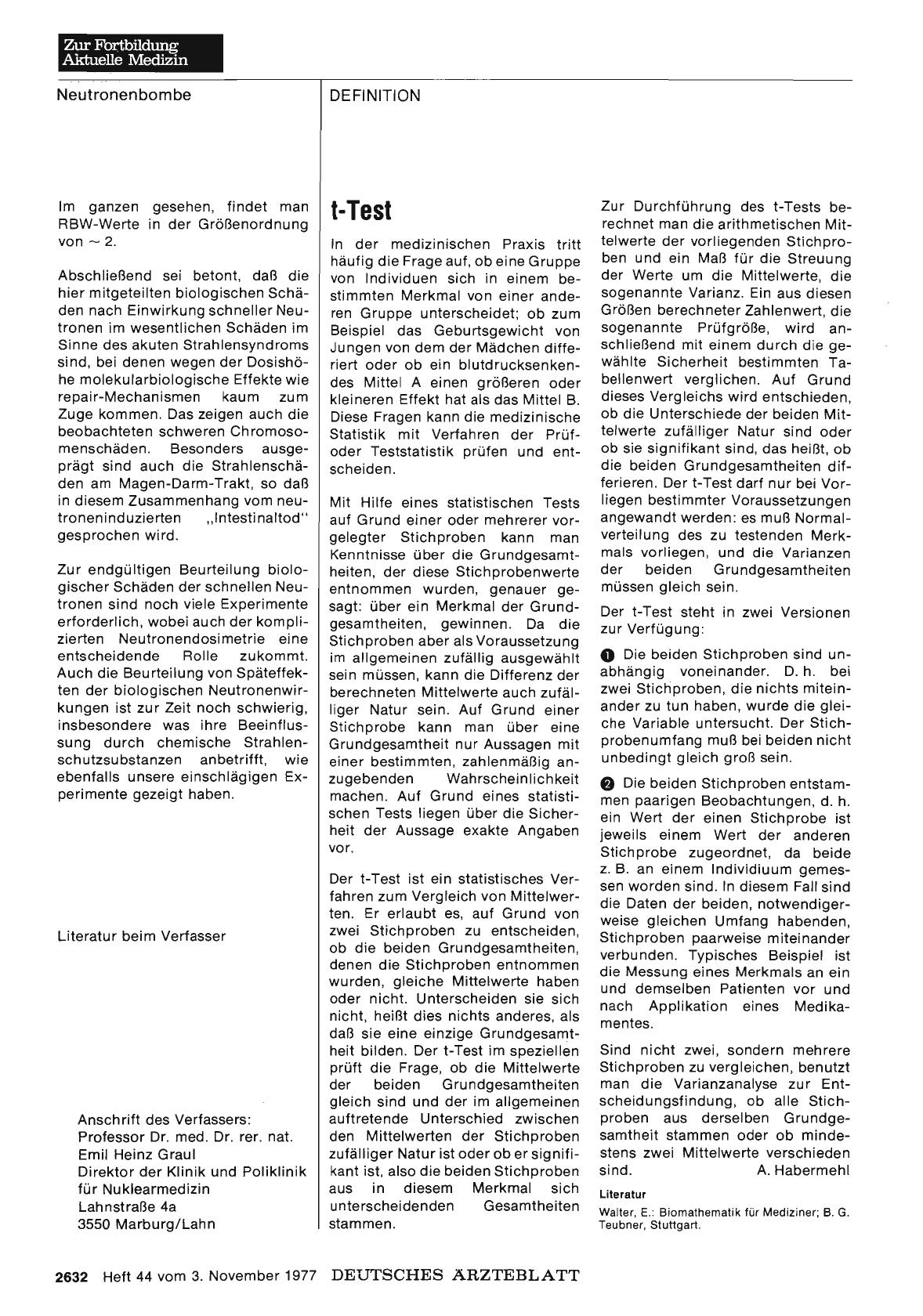 Vorschauseite 1: t-Test