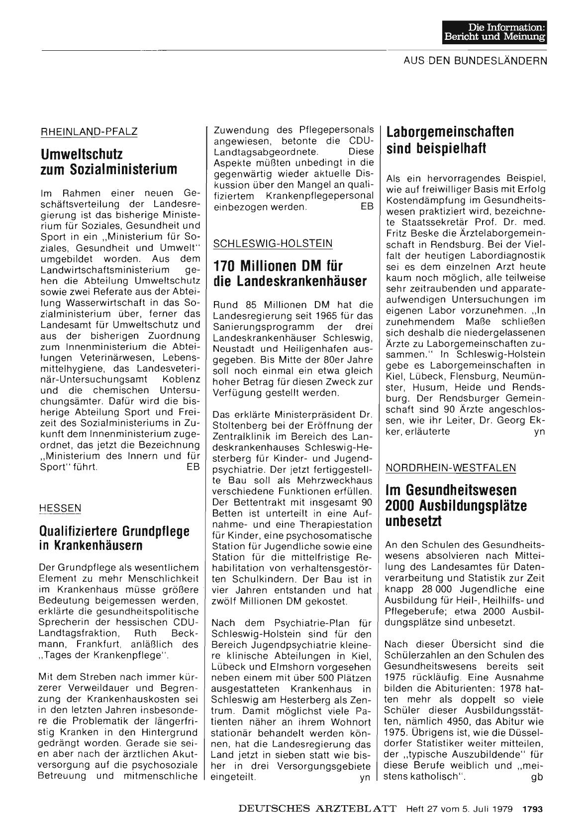 Vorschauseite 1: Laborgemeinschaften sind beispielhaft