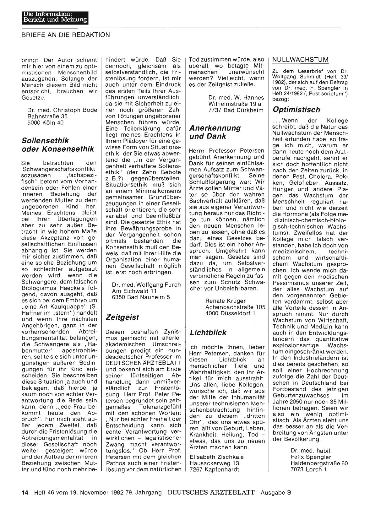 Vorschauseite 1: § 218: Anerkennung und Dank