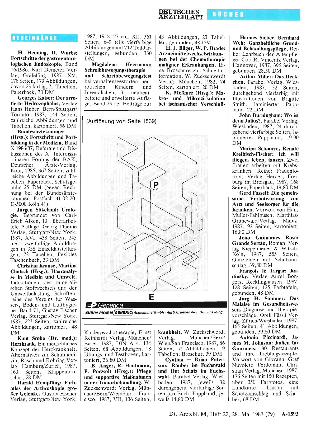 Vorschauseite 1: Neueingänge
