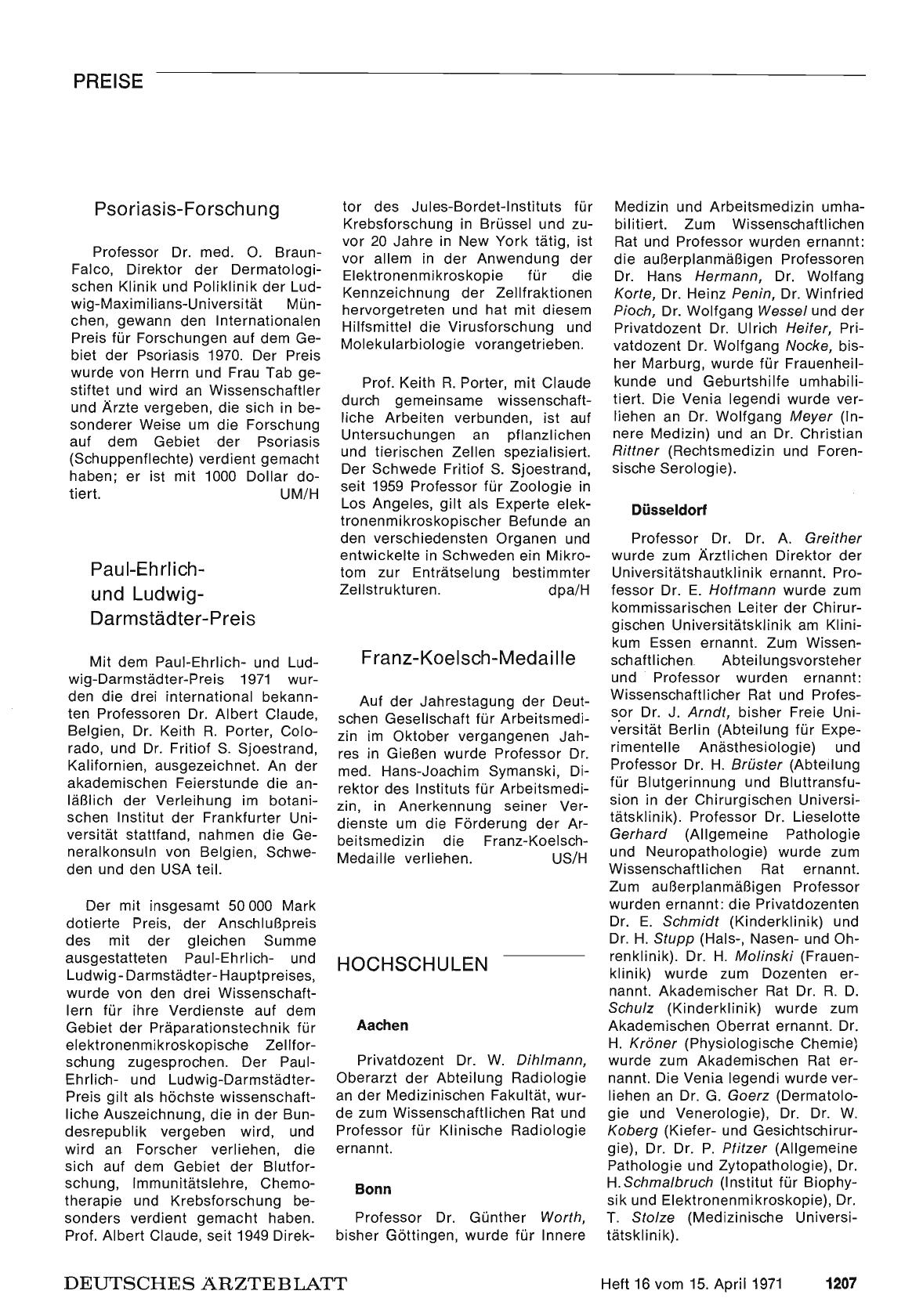 Vorschauseite 1: Psoriasis-Forschung