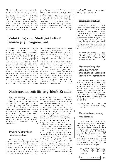 Vorschauseite 1: Krankenhausvertrag der Ehefrau