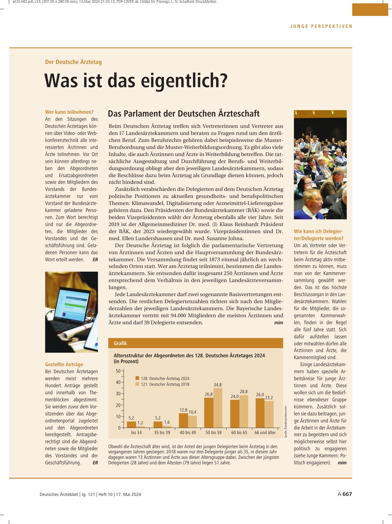 Vorschauseite 1: Der Deutsche Ärztetag: Was ist das eigentlich?